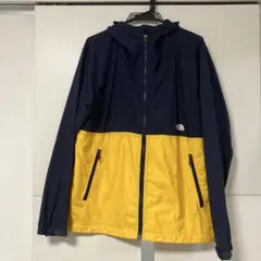 THE NORTH FACE コンパクトジャケット　ネイビー×イエロー