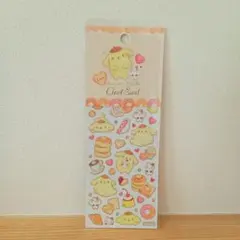 ポムポムプリン シール ステッカー サンリオ たけいみき １枚