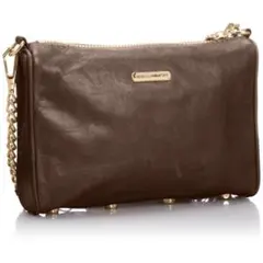 レベッカミンコフ ショルダーバッグ MINI 5 ZIP MOHONGONY
