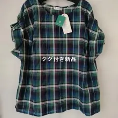 Afternoon Tea チェック柄 半袖シャツ タグ付き新品のサムネイル