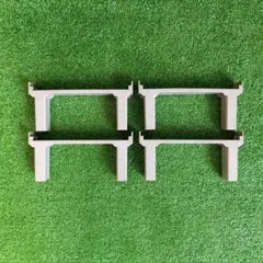 プラレール 橋脚 グレー 4個 高架ステーション 高架駅 洗浄済