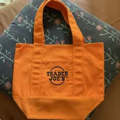 TRADER JOE'S キャンバストートミニ　オレンジのサムネイル