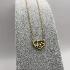 クリスチャンディオール　ゴールド　ネックレス　ストーン　CD ペンダント