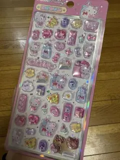 ふ*ぅ様 キティちゃん　3Dシール　立体シール　サンリオ　海外限定　正規品