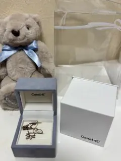 Canal 4℃ ビジュー ゴールドネックレス