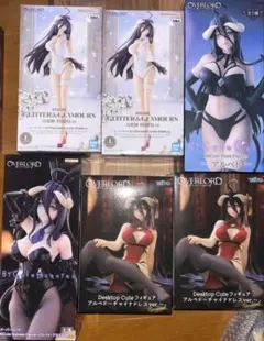 オーバーロード アルベド フィギュア 6体セット バニー ウェディング チャイナ