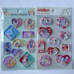 セリア　ウォーターシール　ディズニープリンセス　ベイマックス セット