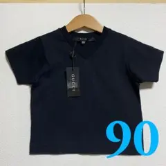 未使用 新品 グッチ ベビー 90 Tシャツ 黒 ブラック イタリア製のサムネイル