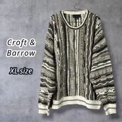 Croft & Barrow チェック柄ニットセーター XLT - メルカリ