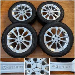 ベンツMクラス純正AMG19インチホイールスタッドレス4本セットMLなどに