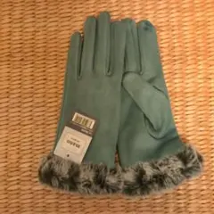 Mano ファー付き手袋 Mサイズ