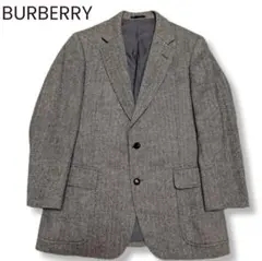 良品/希少/カシミヤ混】BURBERRYS テーラードジャケット Lサイズ