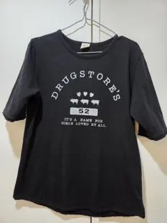 DRUG STORE'S 半袖Tシャツ ブラック 4のサムネイル