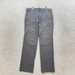 ギャップ【32×30】グレー スリムフィットパンツ 綿100% ポケット付 春秋のサムネイル