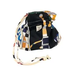 HERMES プティアッシュ エルメス シルク 巾着 ポーチ aq13199のサムネイル