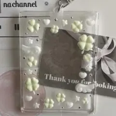 トレカケース デコ レジンキーホルダー ハンドメイド ウィッシュコア