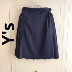 Y's ワイズ　ラップ　プリーツ　スカートのサムネイル