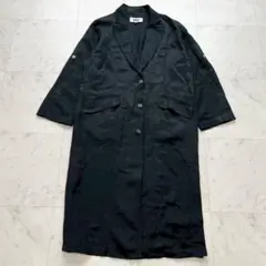 MM6 Maison Margiela リネン混 スタッズロングコート ステッチのサムネイル