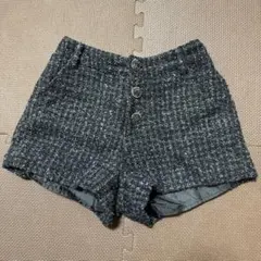 Bye Bye ツイードショートパンツ グレー Mサイズのサムネイル