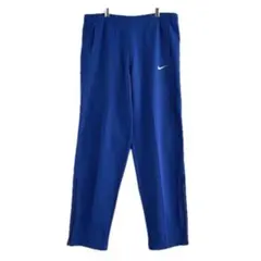 90s　NIKE　ナイキ　トラックパンツ　XL　刺繍　ワンポイント　銀タグ