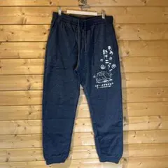 necobuchi san 裏起毛　スウェットパンツ　メンズ　グレー　LL