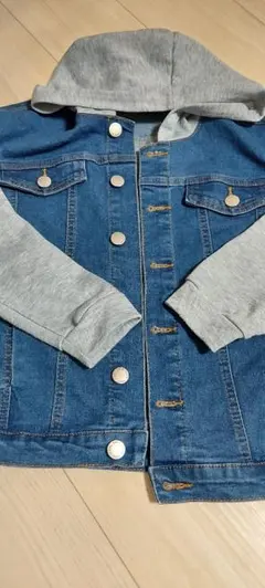 SHEIN フード付きデニムジャケット