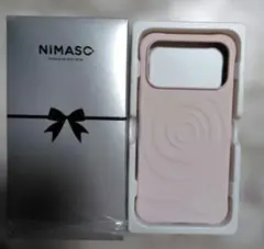 【新品】NIMASO iPhone17ProMax用ケース シリコン ピンク