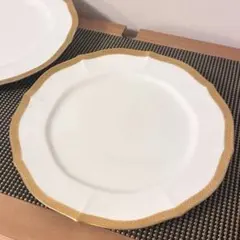 ノリタケ ダイヤモンドコレクション ゴールデンシンプリシティー 27cm 2枚