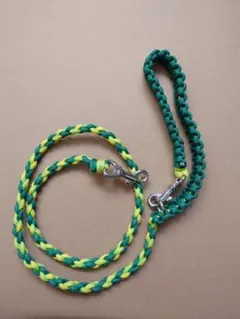 パラコード リード みどり 小型犬用