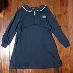 女の子　140cm　ワンピース　スウェット　メゾピアノmezzopiano　中古