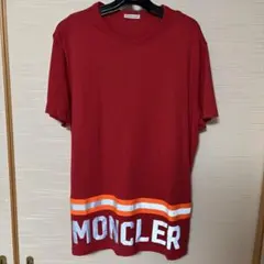 モンクレール　赤半袖Tシャツ　3A モンクレール キッズ Tシャツ 半袖 MONCLER ブランド カットソー 子供