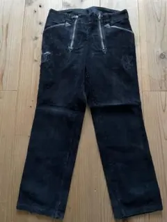 【貴重】ユーロビンテージヘビーコーデュロイワークパンツ 黒