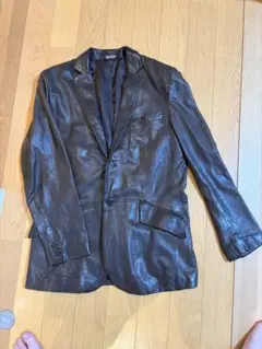 美品 ディッキーズ 牛革 アンコンジャケット レザージャケット XL