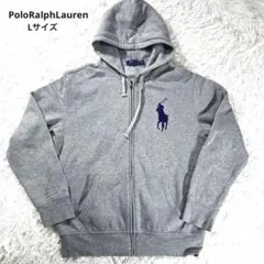 PoloRalphLauren パーカー　ビッグポニー　L グレー　ホースロゴ
