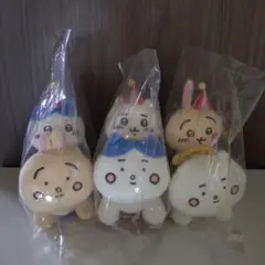 【ノベルティ付き】ちいかわ　ちいかわらんど　ぴーぽぽぬいぐるみ　3個セット