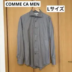 COMME CA MENコムサメン　長袖ワイシャツ／Lサイズ／スリムモデル