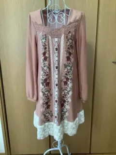 アクシーズファムレース付き 長袖チュニック