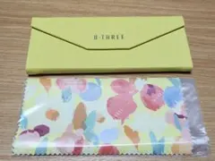 新品 ビースリー B-THREE メガネケース イエロー