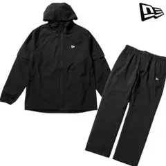 NEW ERA ニューエラゴルフ レインウェア アウトラインロゴ セットアップL