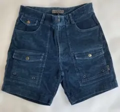 POLER コーデュロイ ショートパンツ ネイビー 30インチのサムネイル