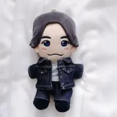 ぬい服　はぴぬい　ちびぬい　ちびスト　服　デニムセットアップ　ぬい服　インディゴ