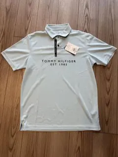 TOMMY HILFIGER ライトブルー ポロシャツ L ゴルフウェア