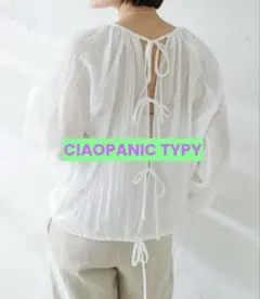 CIAOPANIC TYPY 2way シアーボリュームスリーブブラウス