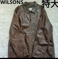 WILSONS レザージャケット ブラウンのサムネイル