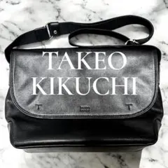 極美品✨ 年末セール！タケオキクチ レザー ショルダーバッグ メンズ バッグ