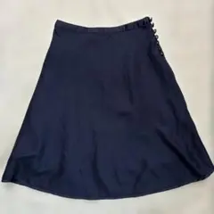 【新品未使用】NATURAL BEAUTY BASIC 横ボタンフレアスカート