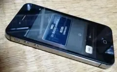 Apple iPhone4s 32GB SB 黒 程度普通 バッテリー86%