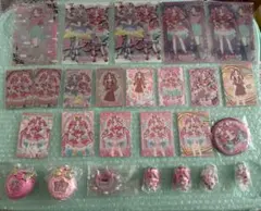 名探偵プリキュアキュアミスティックカード、シール、缶バッジ、キーホルダーまとめ