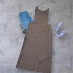 ★美品◆スローブイエナ◆ バックオープンジャンパースカート