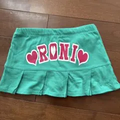 RONI ケツロゴプリーツスカートＭ緑のサムネイル